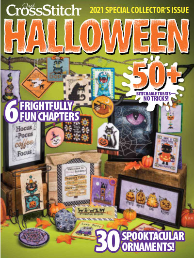 Just Cross Stitch 2021 Halloween Special Collector's Issue Cross Stitch Magazine