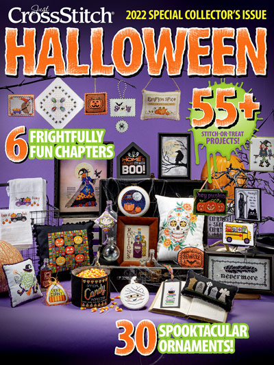 Just Cross Stitch 2022 Halloween Special Collector's Issue Cross Stitch Magazine