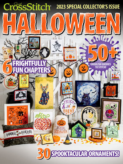 Just Cross Stitch 2023 Halloween Special Collector's Issue Cross Stitch Magazine