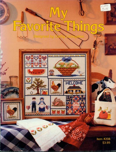 My Favorite Things Cross Stitch Leaflet