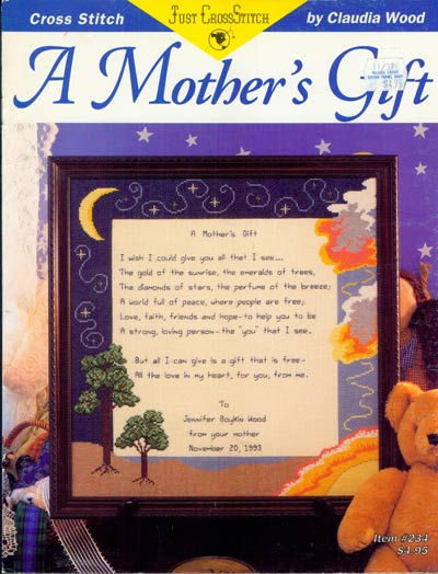 A Mother's Gift Cross Stitch Leaflet