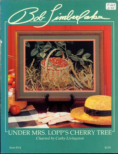 Under Mrs. Lopp's Cherry Tree Cross Stitch Leaflet