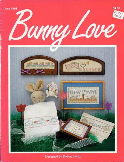 Bunny Love Cross Stitch Leaflet