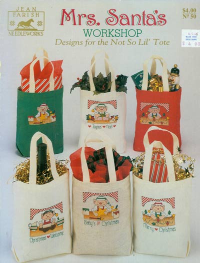 Mrs. Santa's Workshop Cross Stitch Leaflet