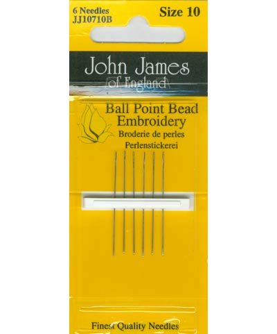 John James Beading Needles size 10 Cross Stitch Notions
