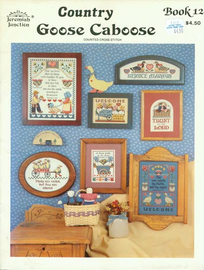 County Goose Caboose Cross Stitch Leaflet