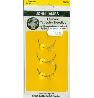 John James Curved Tapestry needles Cross Stitch Notions