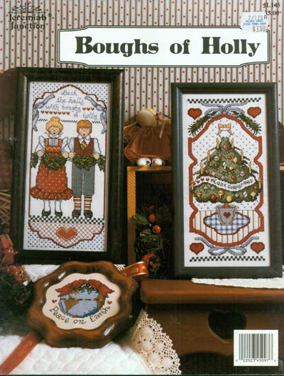 Boughs of Holly Cross Stitch Leaflet
