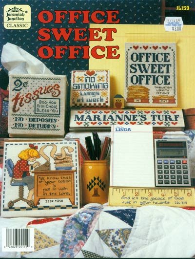 Office Sweet Office Cross Stitch Leaflet