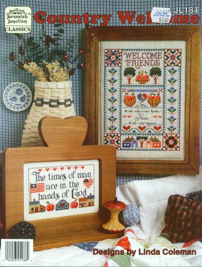 Country Welcome Cross Stitch Leaflet