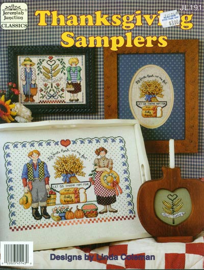 Thanksgiving Samplers Cross Stitch Leaflet