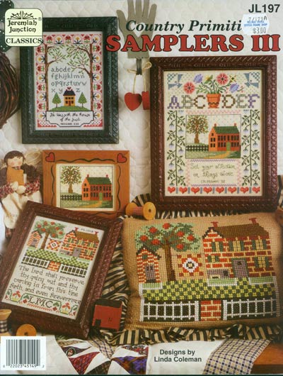 Country Primitive Samplers lll Cross Stitch Leaflet