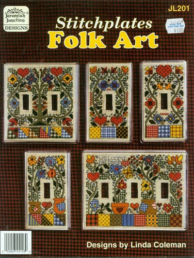 Stitchplates Folk Art Cross Stitch Leaflet