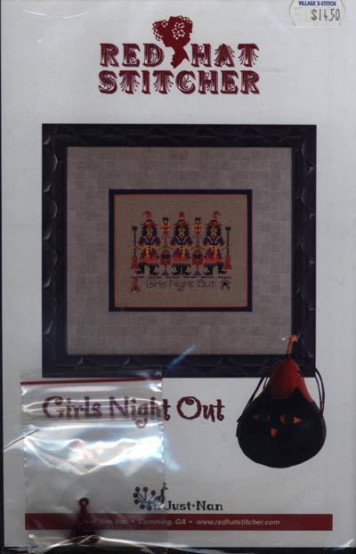 Girls Night Out with charm Cross Stitch Leaflet