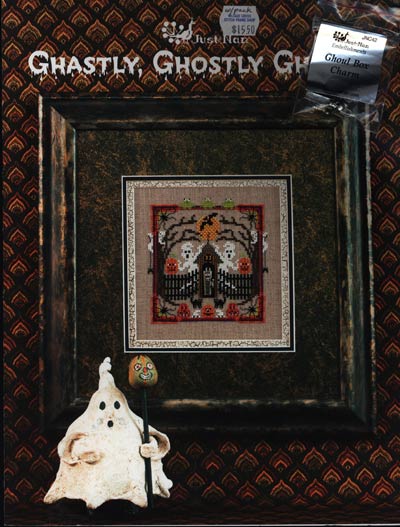 Ghastly, Ghostly Ghouls! with charm Cross Stitch Leaflet