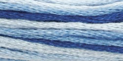 J. P. Coats Embroidery Floss: 210 Shaded Blues Cross Stitch Thread