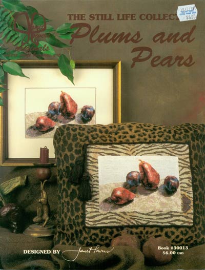 Plums and Pears Cross Stitch Leaflet