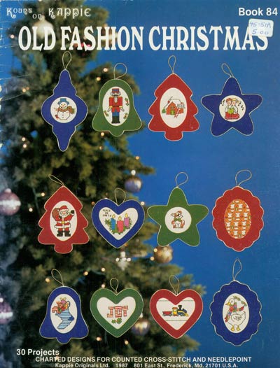 Old Fashion Christmas - Kount on Kappie Cross Stitch Leaflet