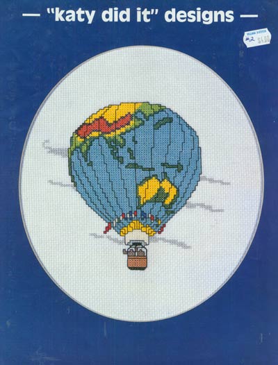 World Balloons Cross Stitch Leaflet
