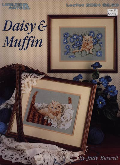 Daisy And Muffin Cross Stitch Leaflet