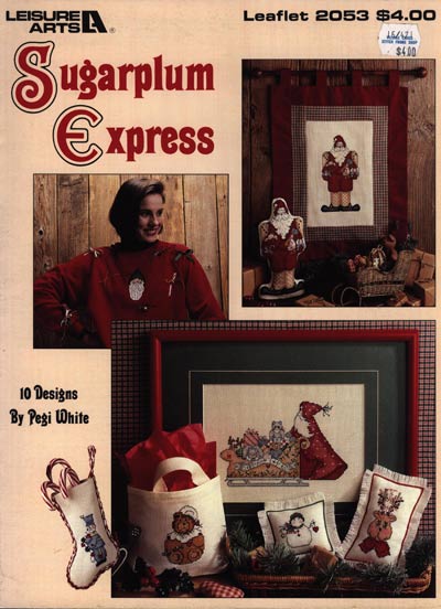 Sugarplum Express Cross Stitch Leaflet