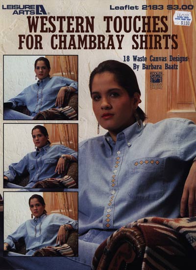 Western Touches For Chambray Shirts Cross Stitch Leaflet