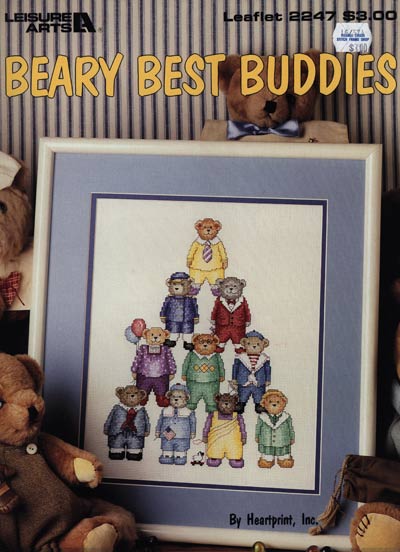 Beary Best Buddies Cross Stitch Leaflet