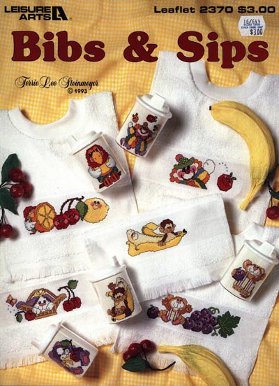 Bibs And Sips Cross Stitch Leaflet