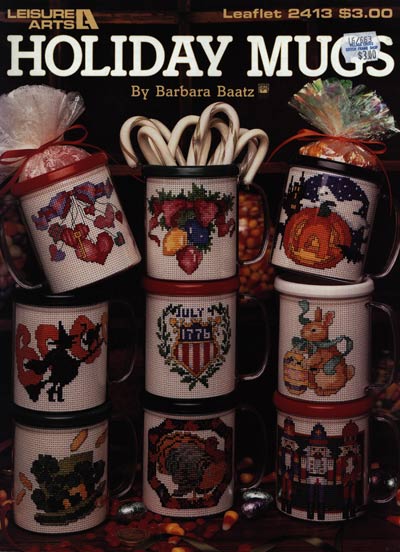 Holiday Mugs Cross Stitch Leaflet