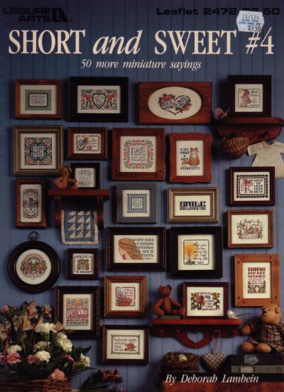 Short And Sweet Number 4 Cross Stitch Leaflet