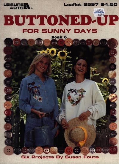 Buttoned Up For Sunny Days Cross Stitch Leaflet