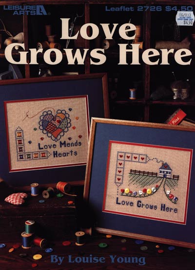 Love Grows Here Cross Stitch Leaflet