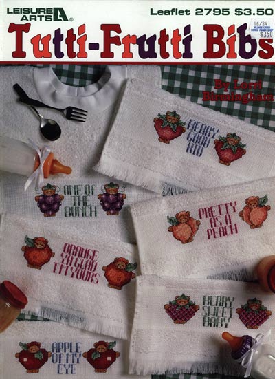 Tutti-Frutti Bibs Cross Stitch Leaflet