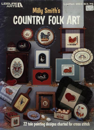 Country Folk Art Cross Stitch Leaflet