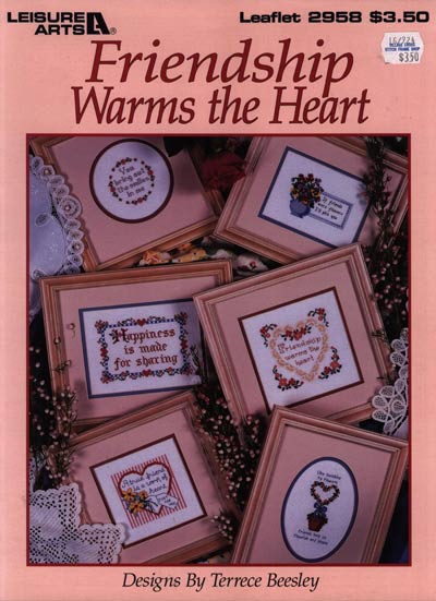 Friendship Warms The Heart Cross Stitch Leaflet