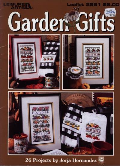 Garden Gifts Cross Stitch Leaflet