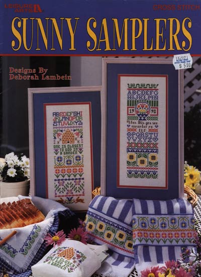 Sunny Samplers Cross Stitch Leaflet