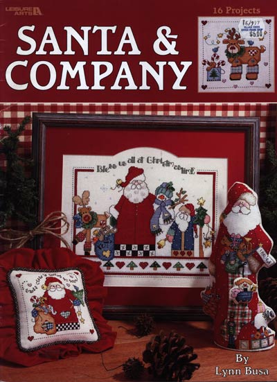 Santa and Company Cross Stitch Leaflet