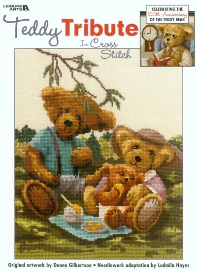 Teddy Tribute In Cross Stitch Cross Stitch Leaflet