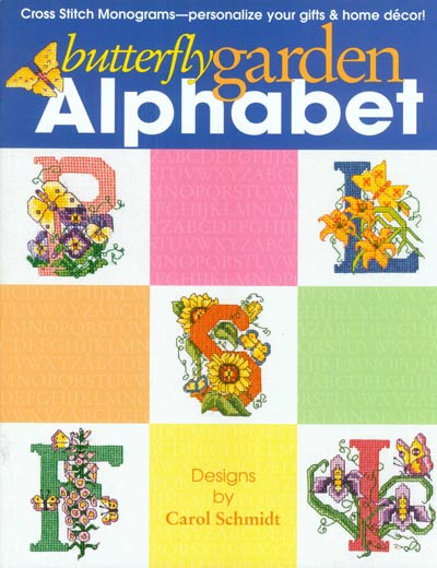 Butterfly Garden Alphabet Cross Stitch Leaflet