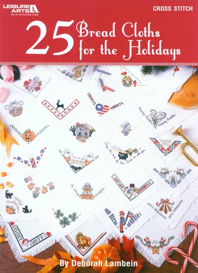 25 Bread Cloths for the Holidays Cross Stitch Leaflet