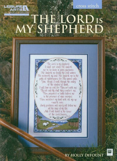 The Lord Is My Shepherd Cross Stitch Leaflet
