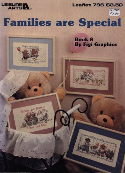 Families Are Special Cross Stitch Leaflet