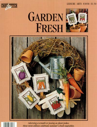 Garden Fresh Cross Stitch Leaflet