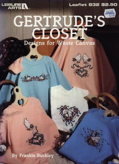 Gertrude's Closet Cross Stitch Leaflet
