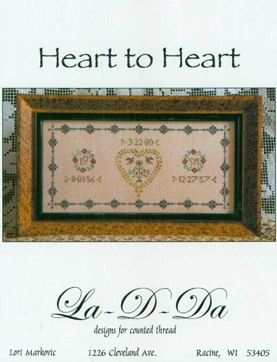 Heart to Heart Cross Stitch Leaflet