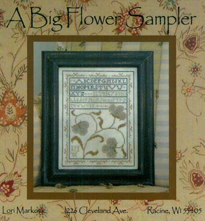 A Big Flower Sampler Cross Stitch Leaflet