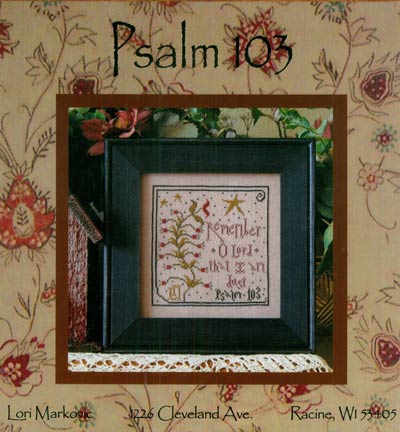 Psalm 103 Cross Stitch Leaflet