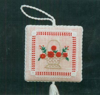 Christmas Basket Ornament Kit Cross Stitch Kit