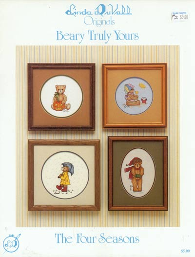 Bearly Truly Yours Cross Stitch Leaflet